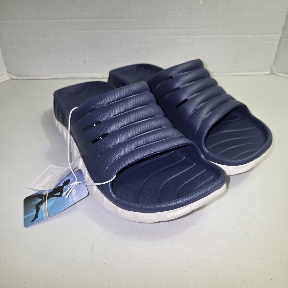Kuailu‎ Mens Recovery Slides Sandals Shoes Slippers size 14 New